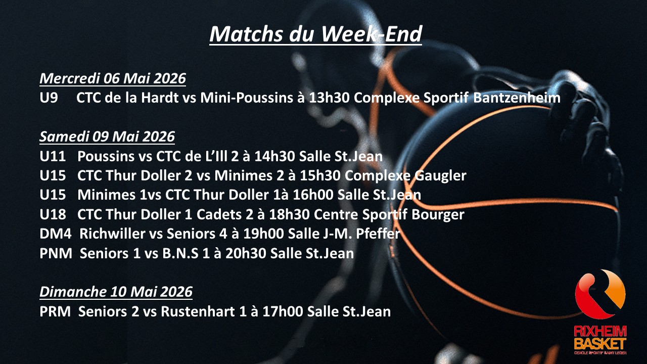 Image de l'actualité du CSSL Rixheim Basket