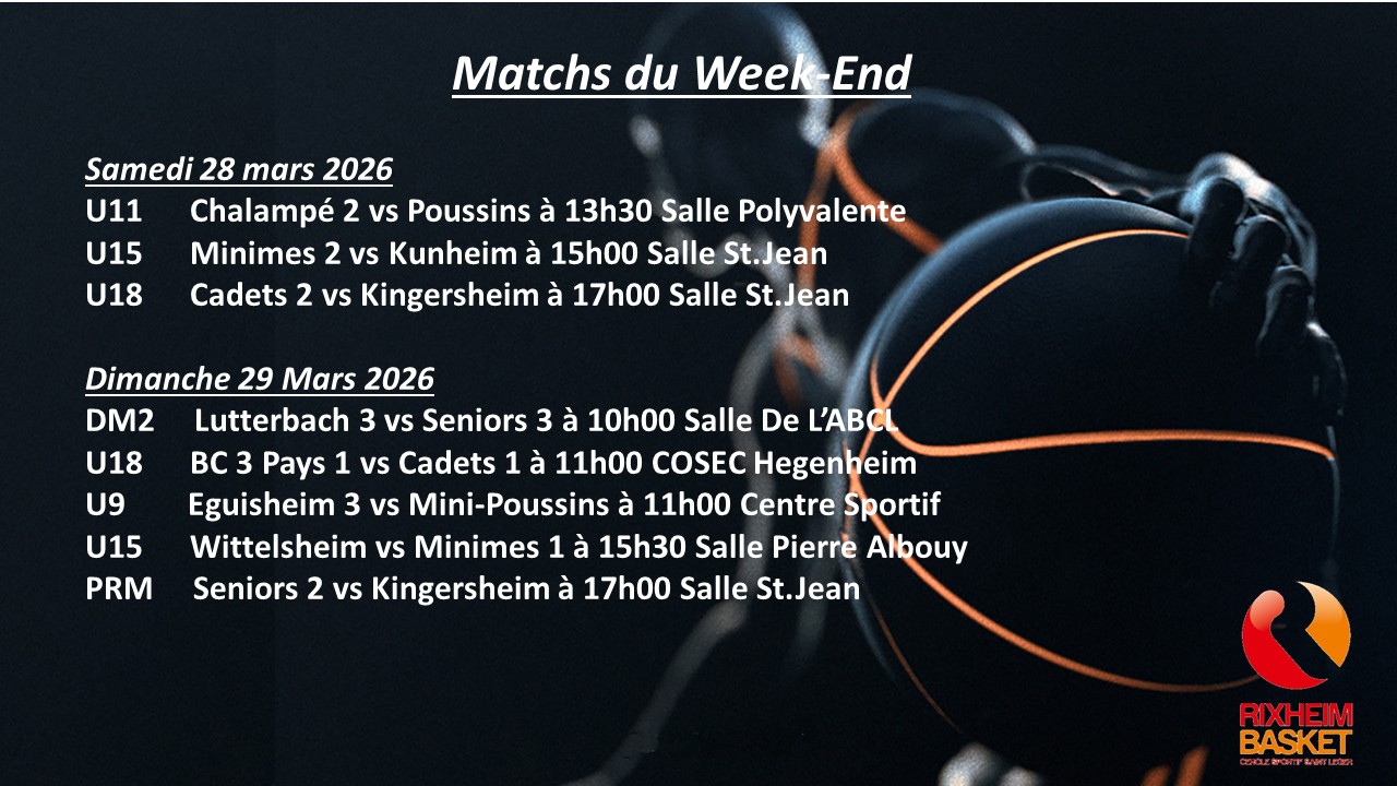 Image de l'actualité du CSSL Rixheim Basket