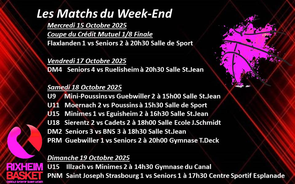 Image de l'actualité du CSSL Rixheim Basket